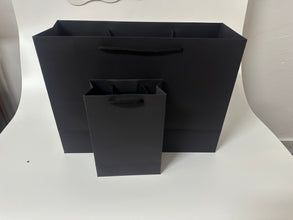 Black Paper Gift Bags - PackTapeHub