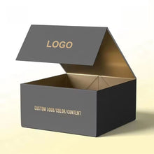 Custom Logo Book Style Rigid Box - PackTapeHub