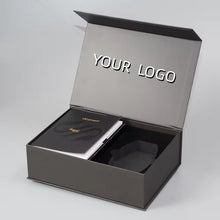 Custom Logo Book Style Rigid Box - PackTapeHub
