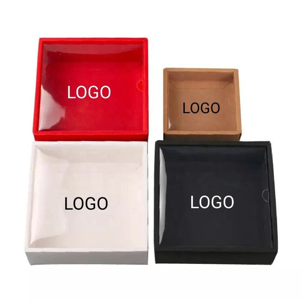 Custom Logo Drawer Gift Box - PackTapeHub