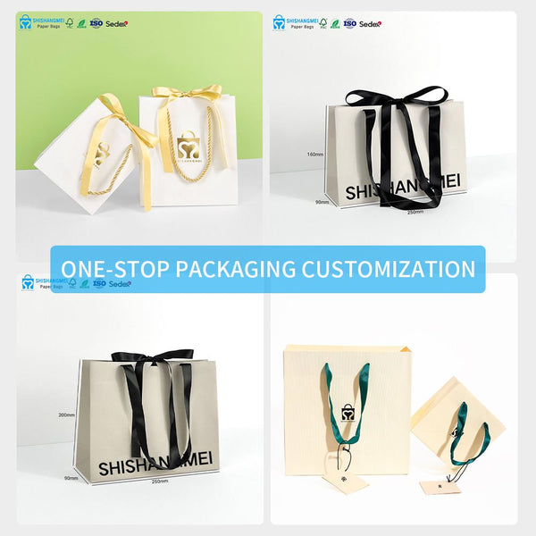 Custom Luxury Paper Gift Bags - PackTapeHub