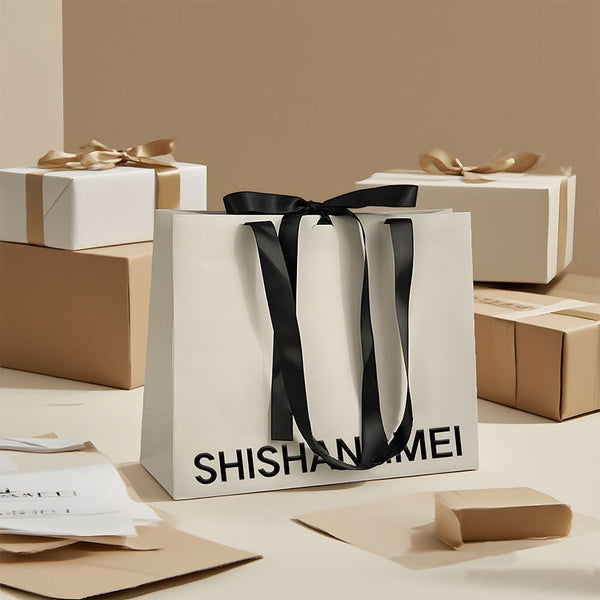 Custom Luxury Paper Gift Bags - PackTapeHub