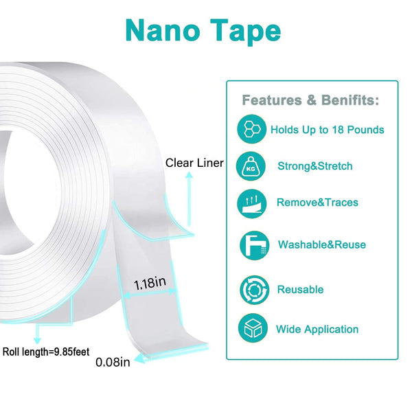 Strong Residue Free Nano Tape - PackTapeHub